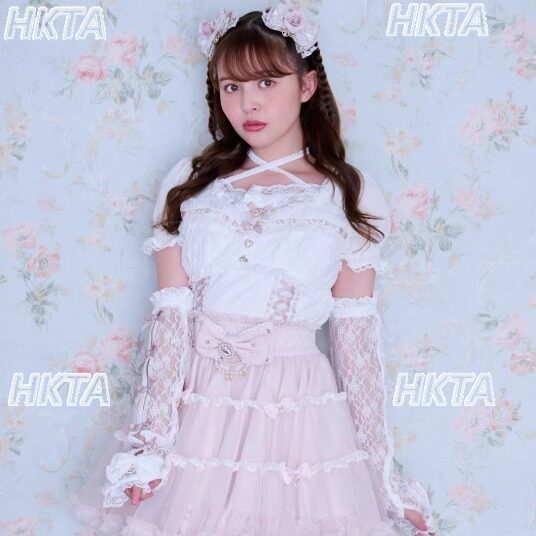 Puff Sleeve Blouse - Japanese Jirai Kei Style Sweet Bow