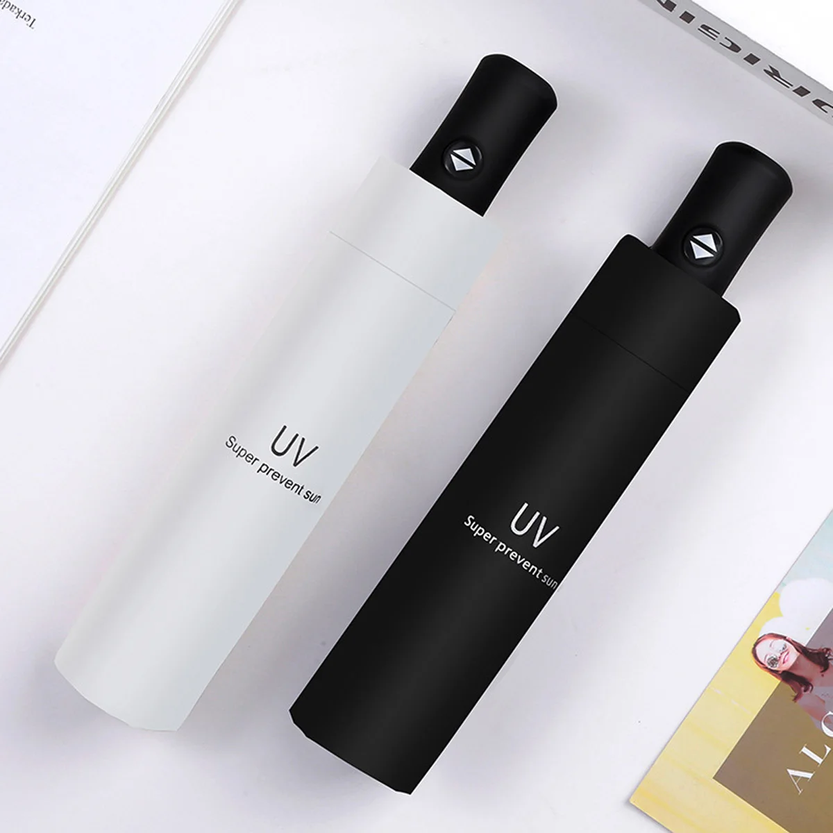 Women'S Fashion Umbrella - Mini Folding Automatic Umbrella Anti UV