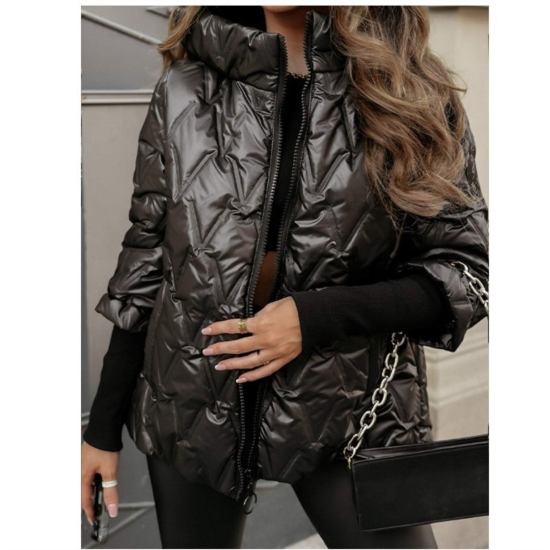Women'S Fashion Quilted Jacket - Street Fashion Hooded Quilted Coat Jacket