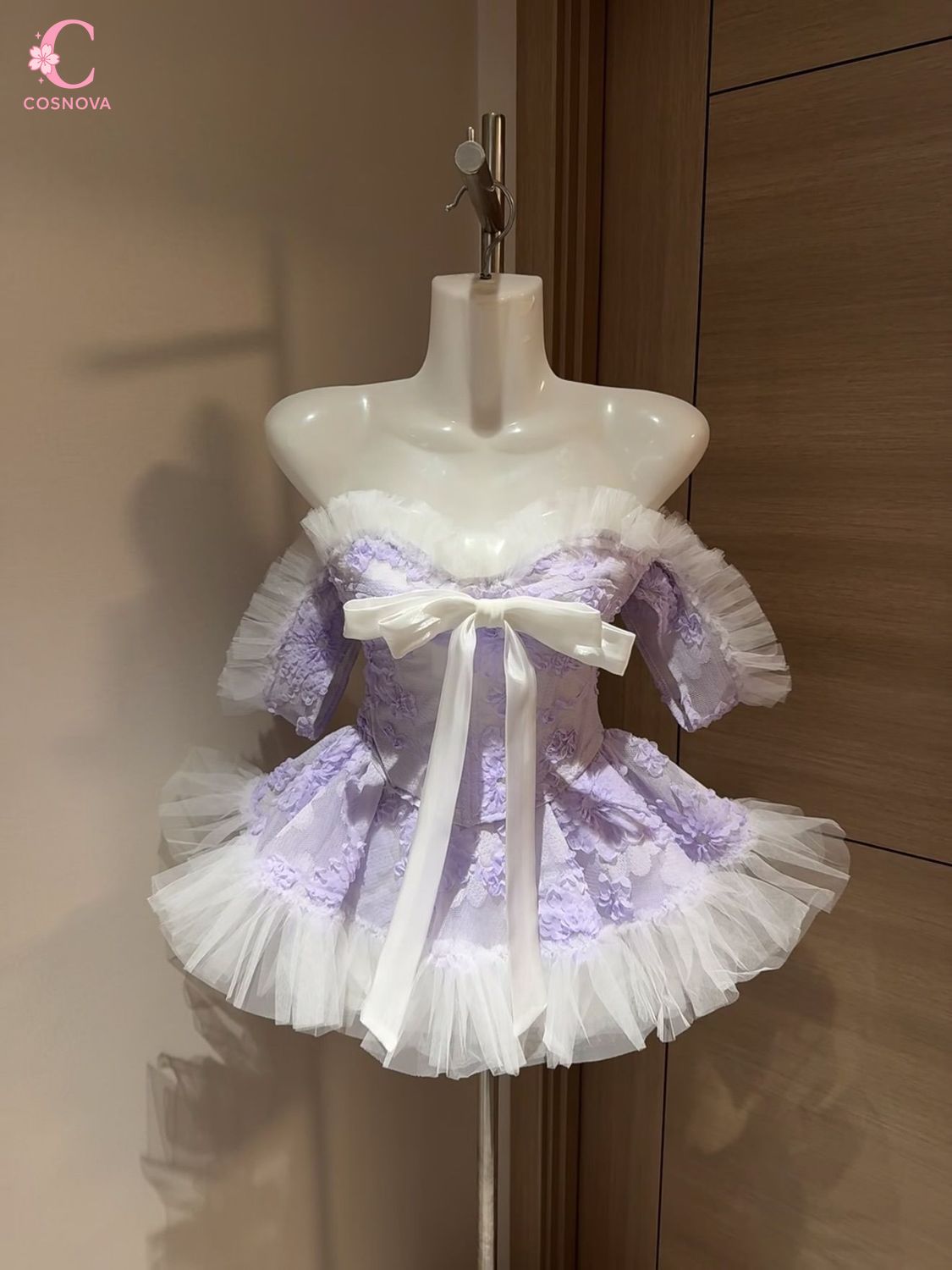 Puff Sleeve Blouse - Japanese Sweet Kawaii Lolita Lace Patchwork