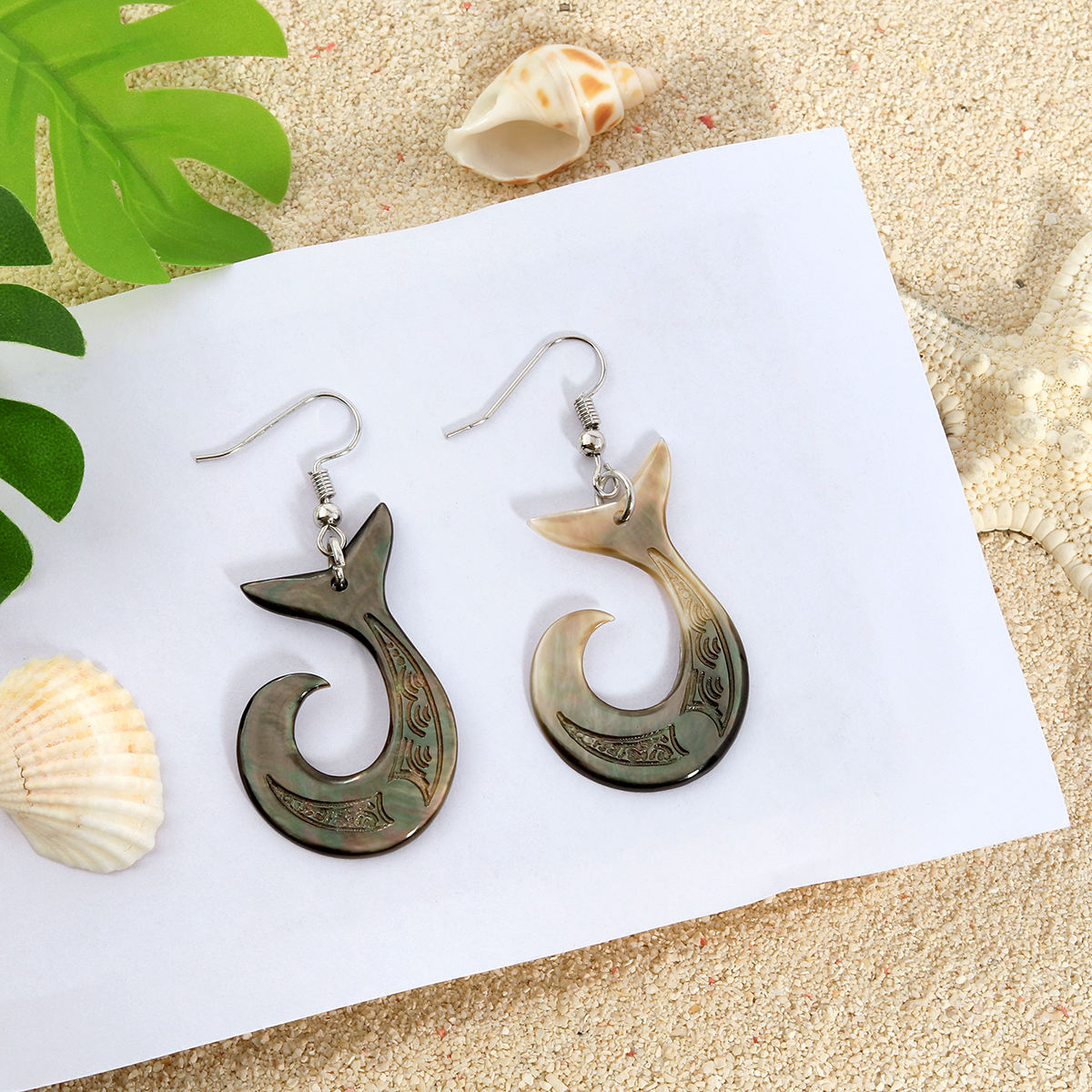 Women Fashion Nz - Hawaiian Design Hand Carving Fishhook Flower