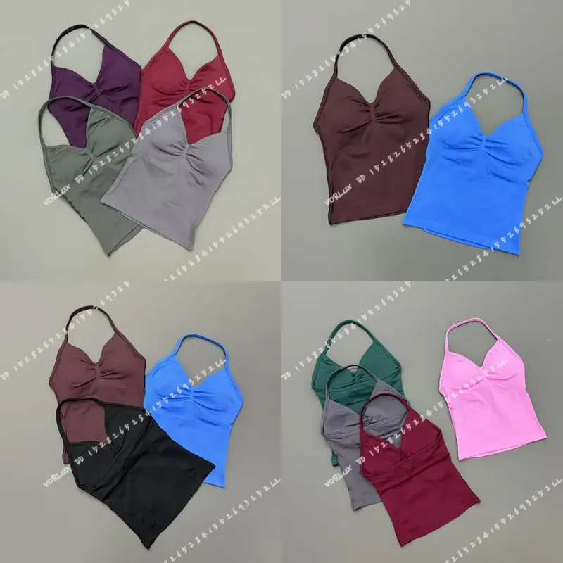 Bra Top Seamless - Women Gym Workout Tank Top Halter