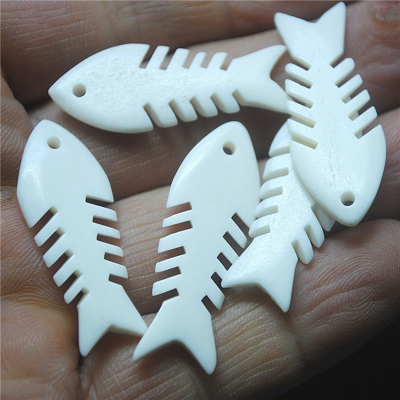 5PCS New White Bone Pendants 3 - đánh giá và giá Women Fashion Nz