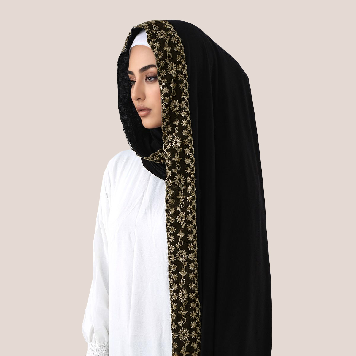 Lace Embroidery Cotton Jersey  - đánh giá và giá Women'S Fashion Headbands