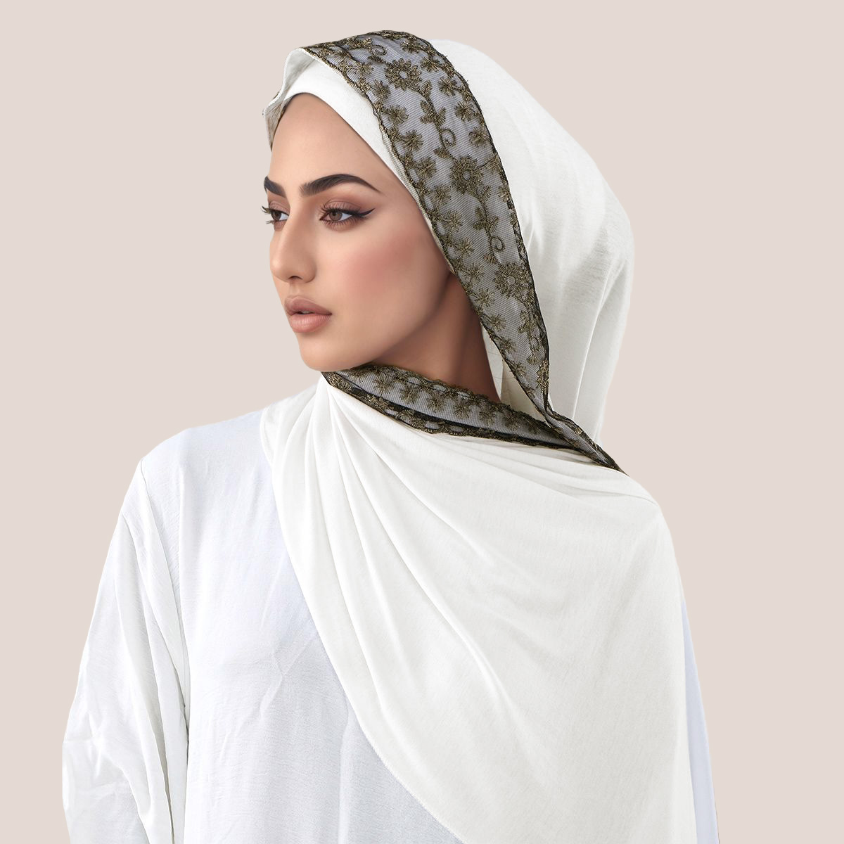 Lace Embroidery Cotton Jersey  - đánh giá và giá Women'S Fashion Headbands