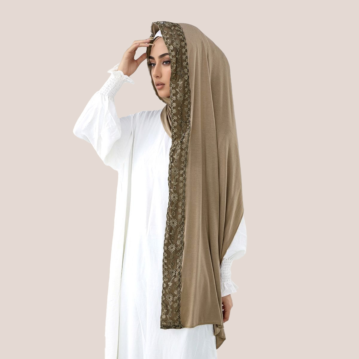 Lace Embroidery Cotton Jersey  - đánh giá và giá Women'S Fashion Headbands