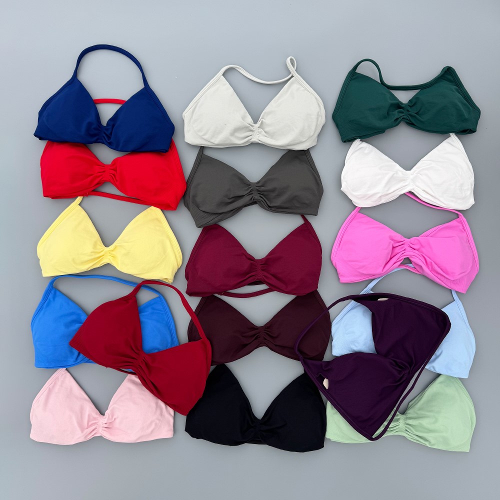 Strappy Bra Gym Top Women High - đánh giá và giá Bra Top Seamless