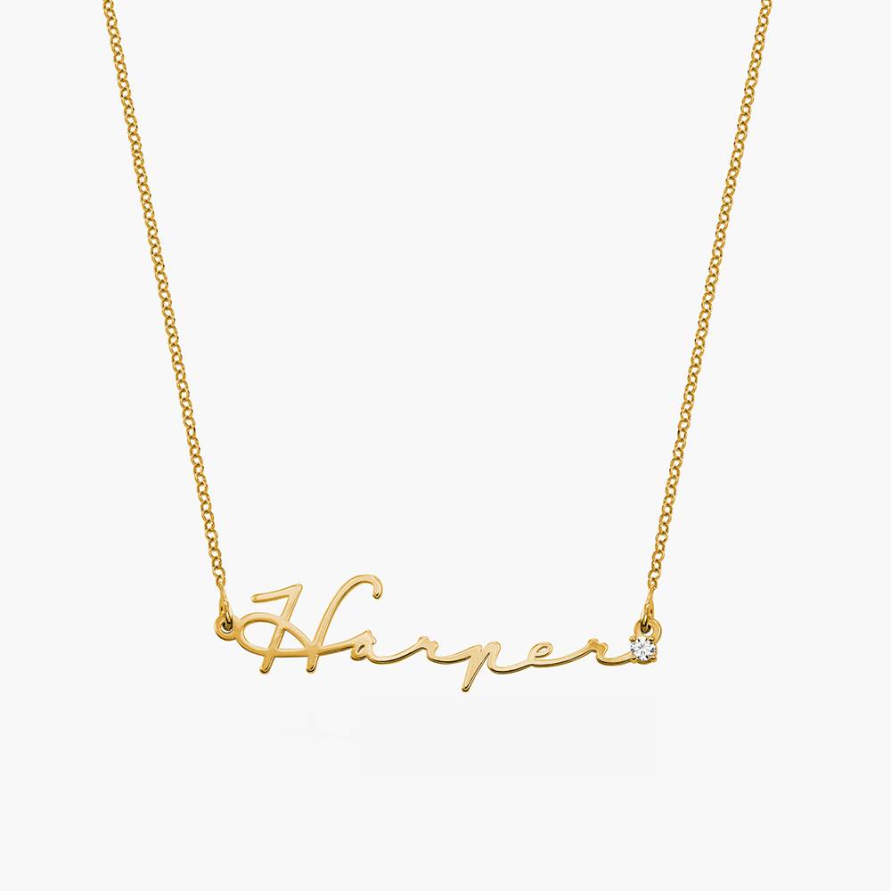 NAME NECKLACE WITH DIAMOND - G - đánh giá và giá Women Fashion Names
