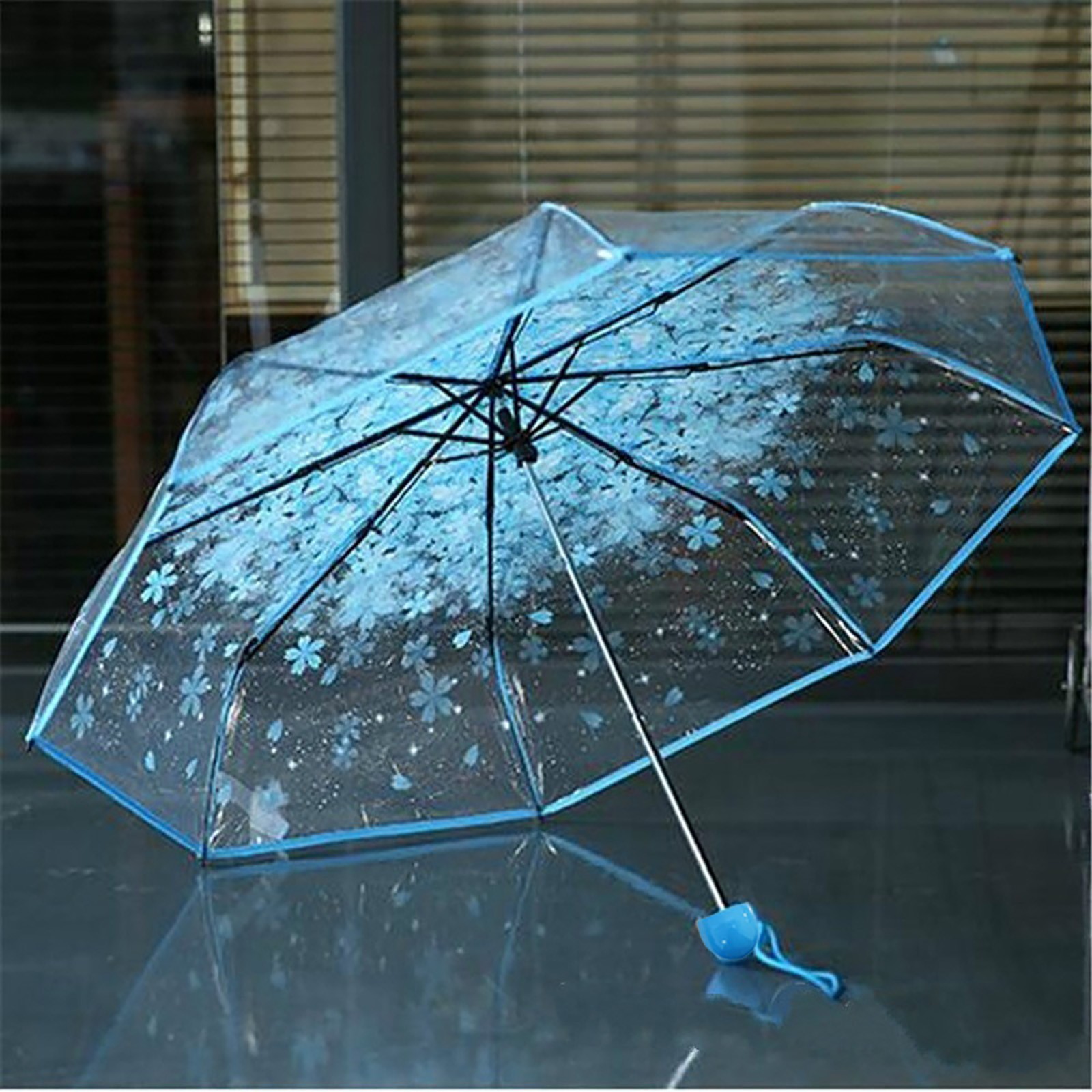 Sakura Transparent Folding Umb - đánh giá và giá Women'S Fashion Umbrella