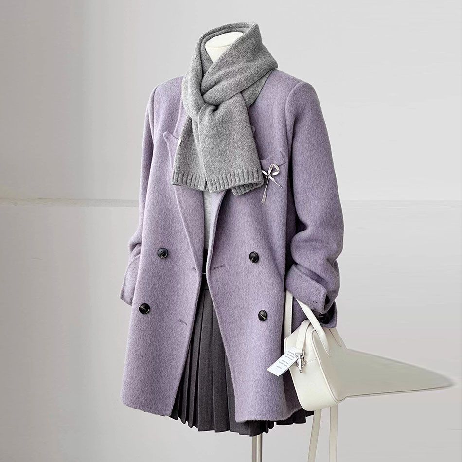 Purple Coat Quilted Blazer Win - đánh giá và giá Women'S Fashion Quilted Jacket