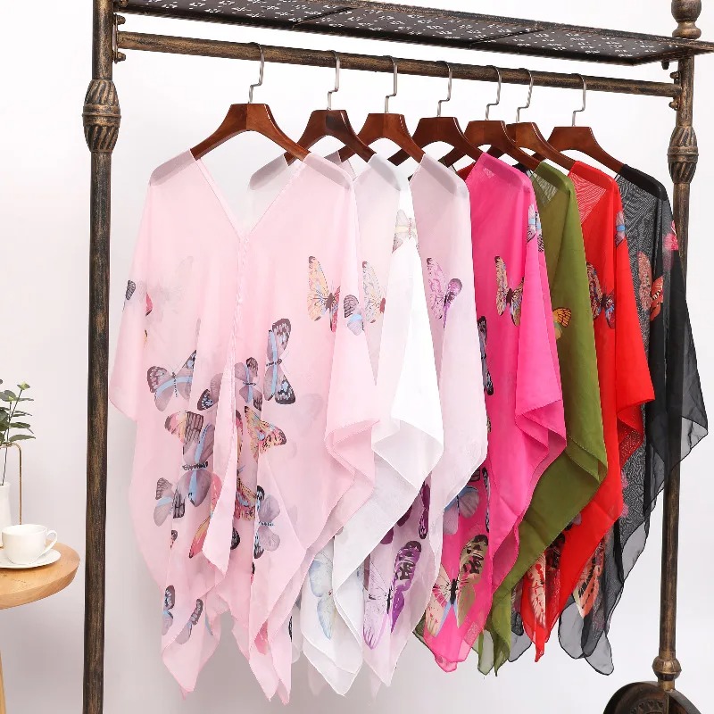 Women Sun Protection Shawl for - đánh giá và giá Wrap Blouse Chiffon