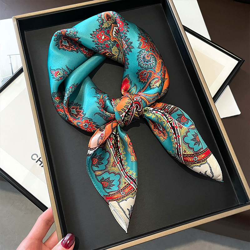 100% Real Silk Square Scarf Wo - đánh giá và giá Women Fashion Necktie