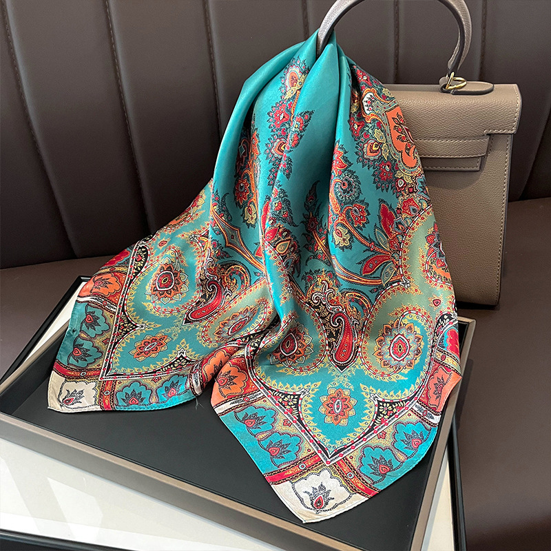 100% Real Silk Square Scarf Wo - đánh giá và giá Women Fashion Necktie