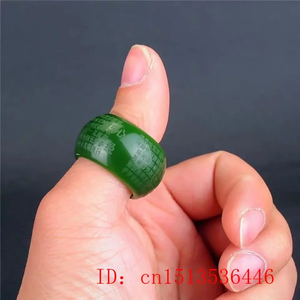 Natural Green Jade 22mm Ring H - đánh giá và giá Women Fashion Rings