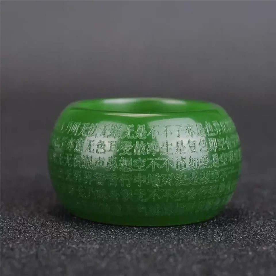 Natural Green Jade 22mm Ring H - đánh giá và giá Women Fashion Rings