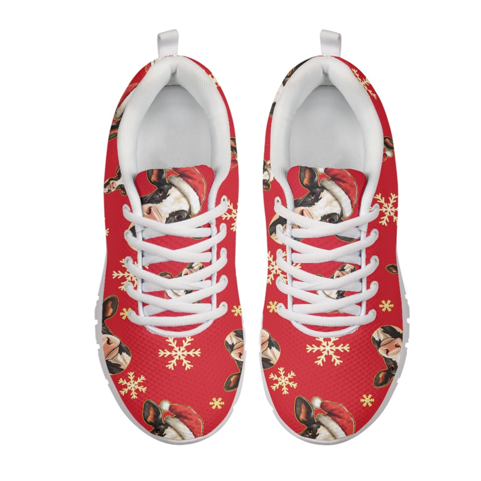Coloranimal Christmas Cow Patt - đánh giá và giá Women'S Fashion Tennis Shoes