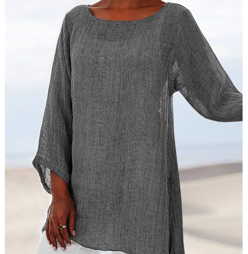 Hot Blouse Women Solid Color C - đánh giá và giá Wrap Blouse Chiffon