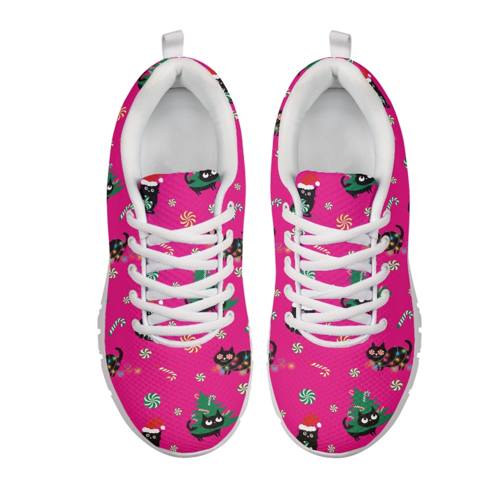 Coloranimal Cat Christmas Prin - đánh giá và giá Women'S Fashion Tennis Shoes