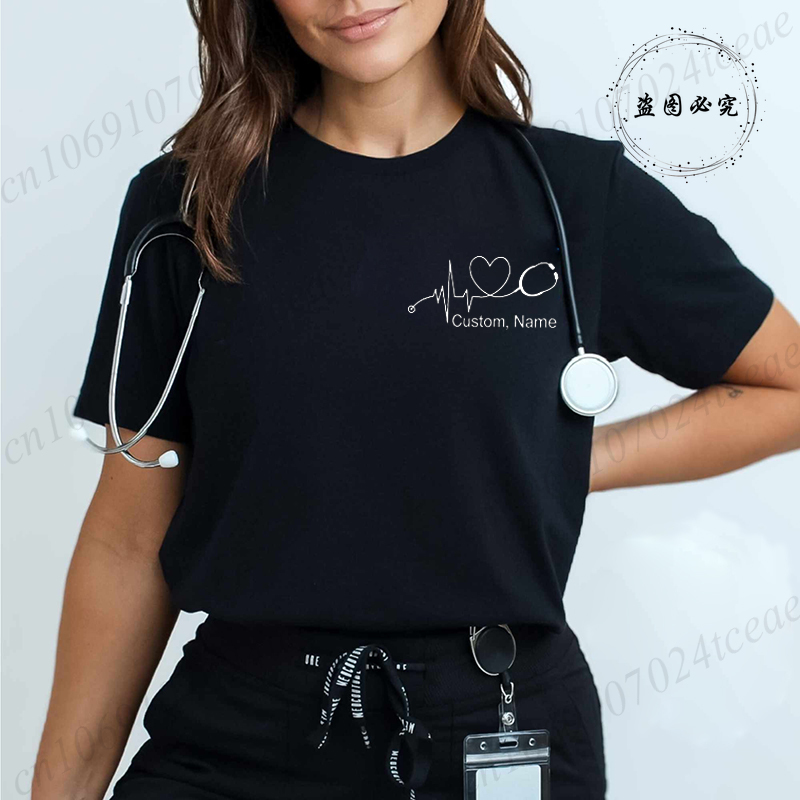 Custom Name Nurse Shirt Stetho - đánh giá và giá Women Fashion Names