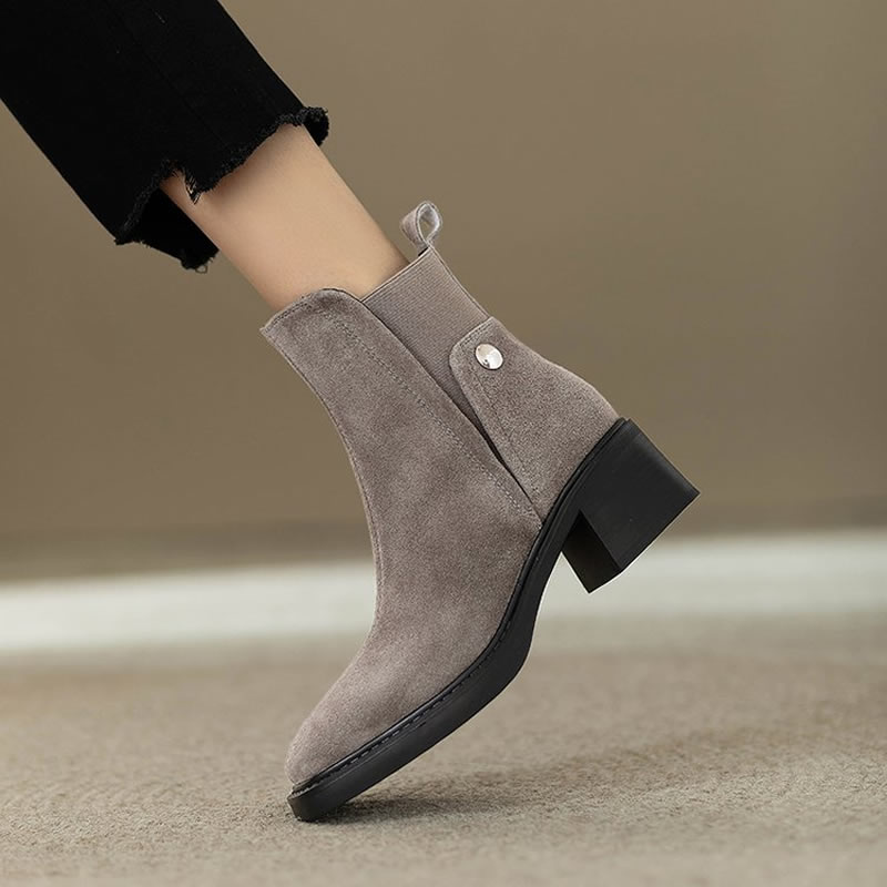 Suede Women Chunky Ankle Boots - đánh giá và giá Women'S Fashion Trends Autumn 2025
