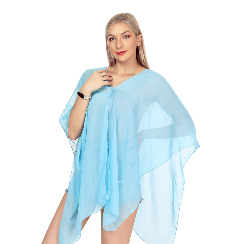 Women Sun Protection Shawl for - đánh giá và giá Wrap Blouse Chiffon