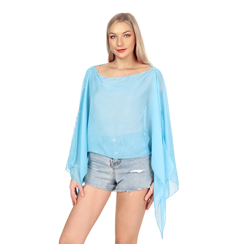 Women Sun Protection Shawl for - đánh giá và giá Wrap Blouse Chiffon