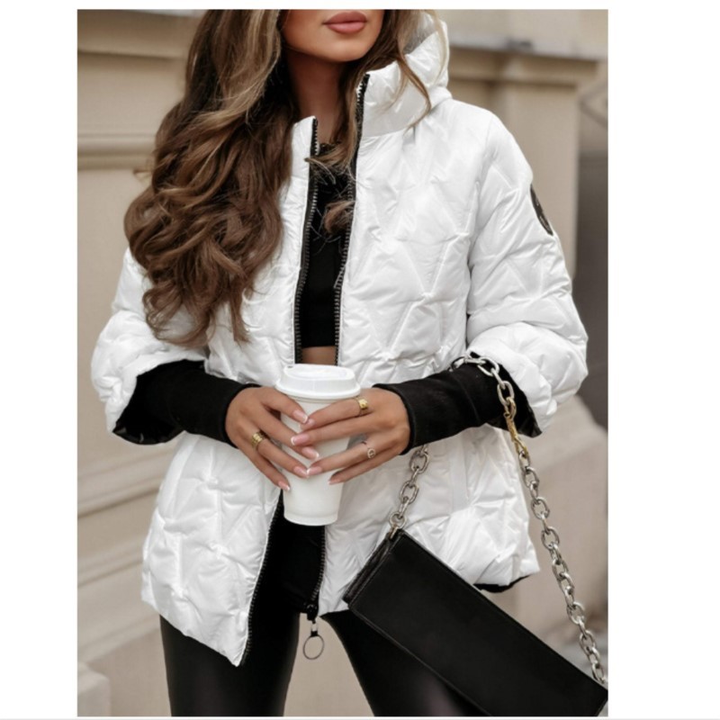 Street Fashion Hooded Quilted  - đánh giá và giá Women'S Fashion Quilted Jacket
