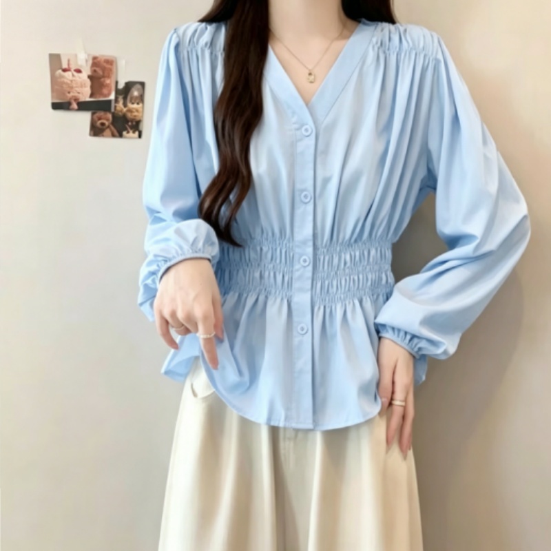 200 Pounds Plus Size Elastic W - đánh giá và giá Puff Sleeve Blouse