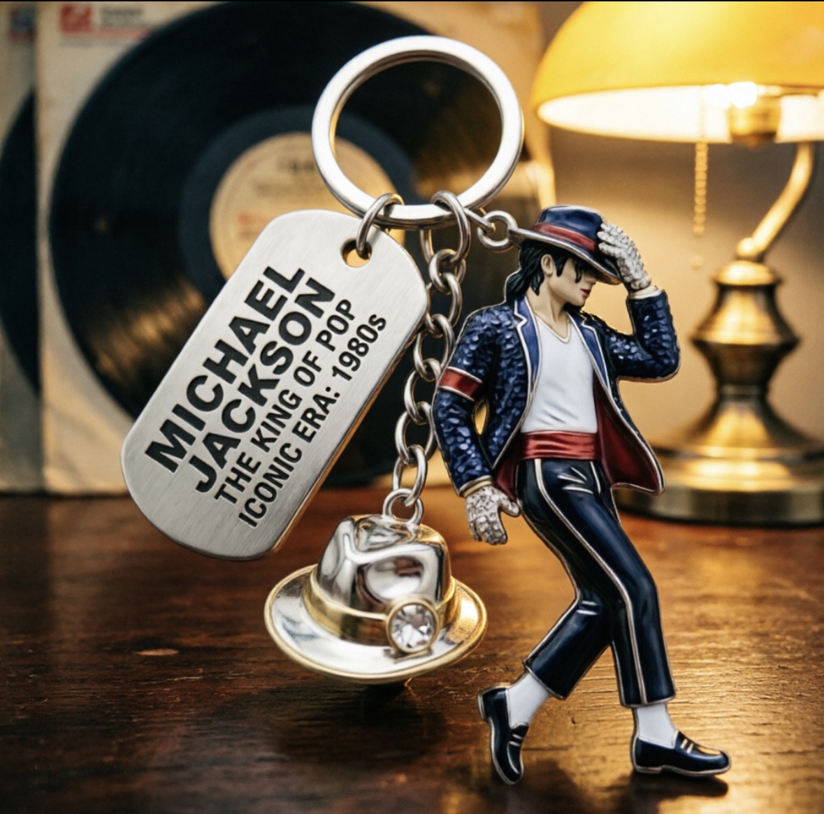 Michael Jackson Keychain, Clas - đánh giá và giá Women Fashion Rings
