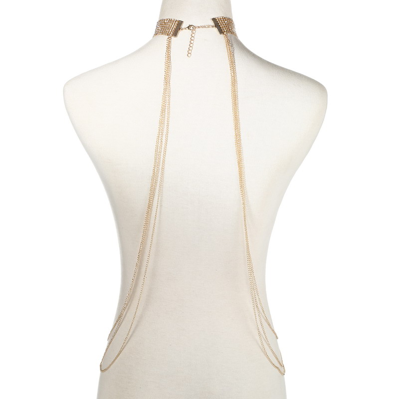 Màu Sắc Vàng Dây Chuyền Toàn T - đánh giá và giá Women'S Fashion Harness