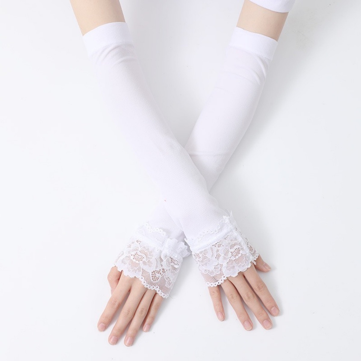 Women Long Elastic Arm Sleeve  - đánh giá và giá Women'S Fashion Gloves
