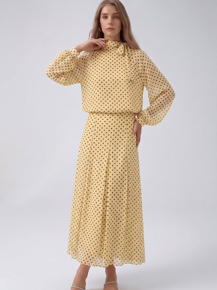 HH Vintage Womens Polka Dot Su - đánh giá và giá Puff Sleeve Blouse
