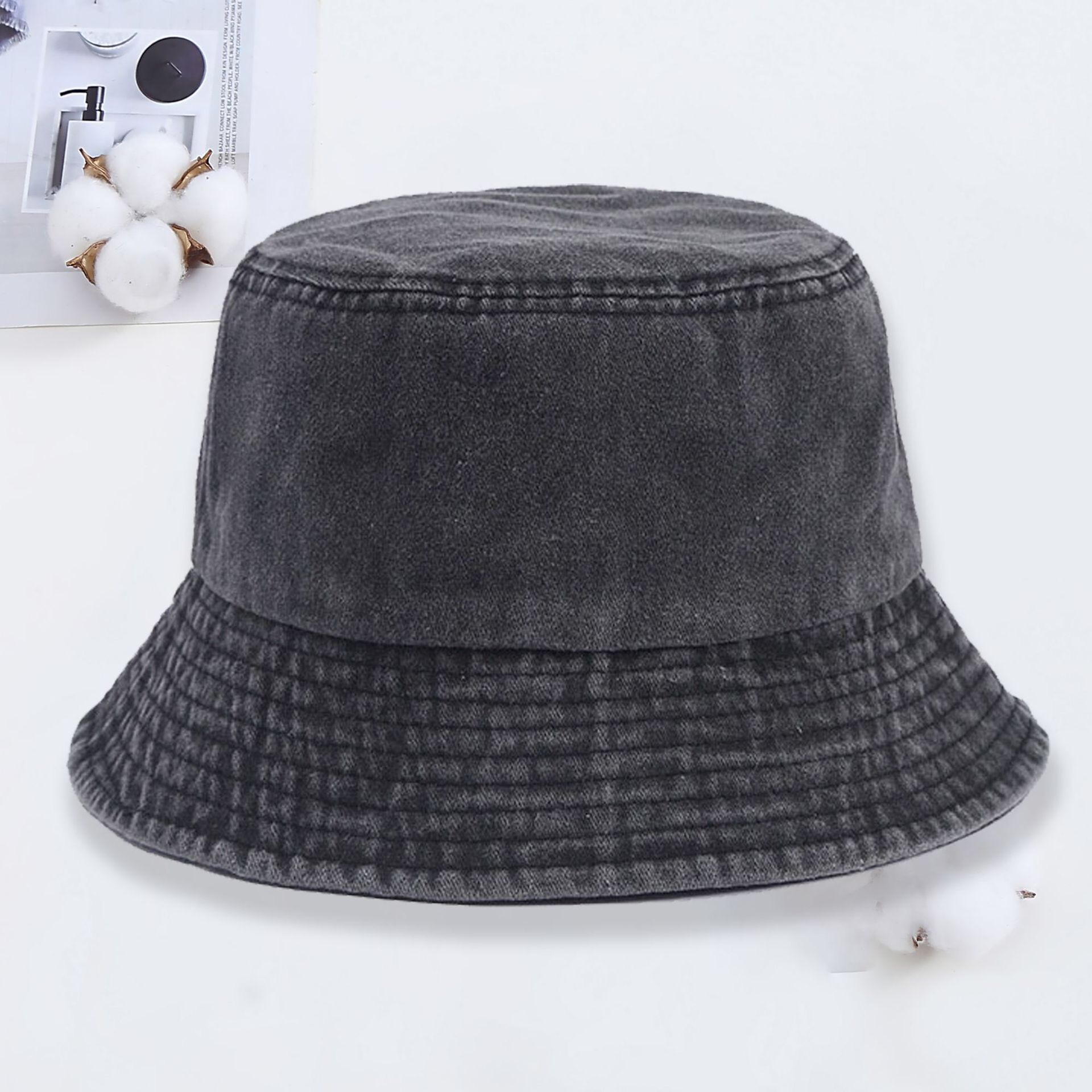 Custom Logo Denim Bucket Hat F - đánh giá và giá Women Fashion Logo