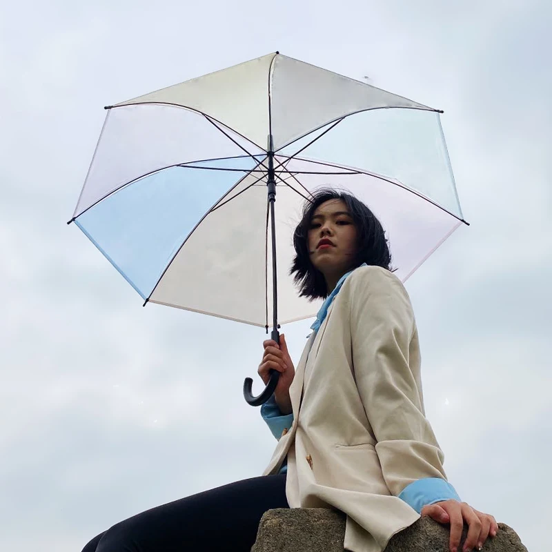 Japanese Rainbow Transparent U - đánh giá và giá Women'S Fashion Umbrella