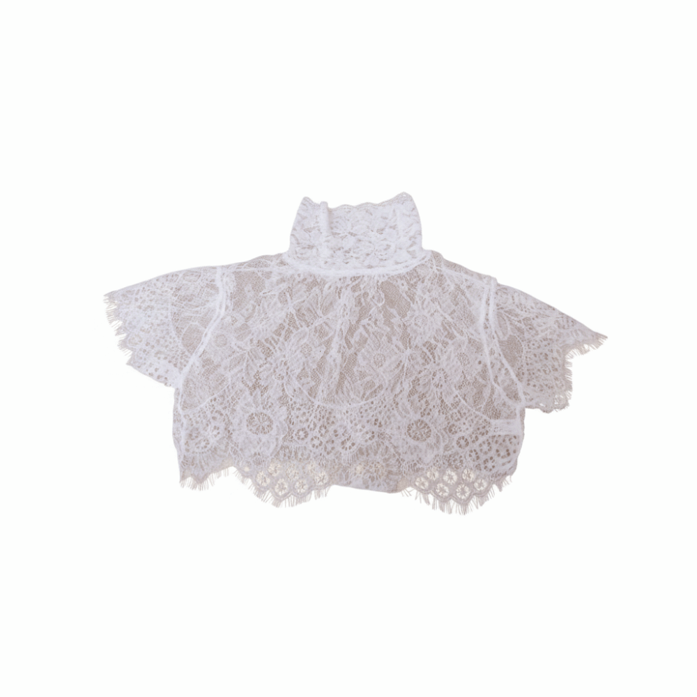 Shawl Wrap Detachable Fake Col - đánh giá và giá Wrap Blouse Chiffon