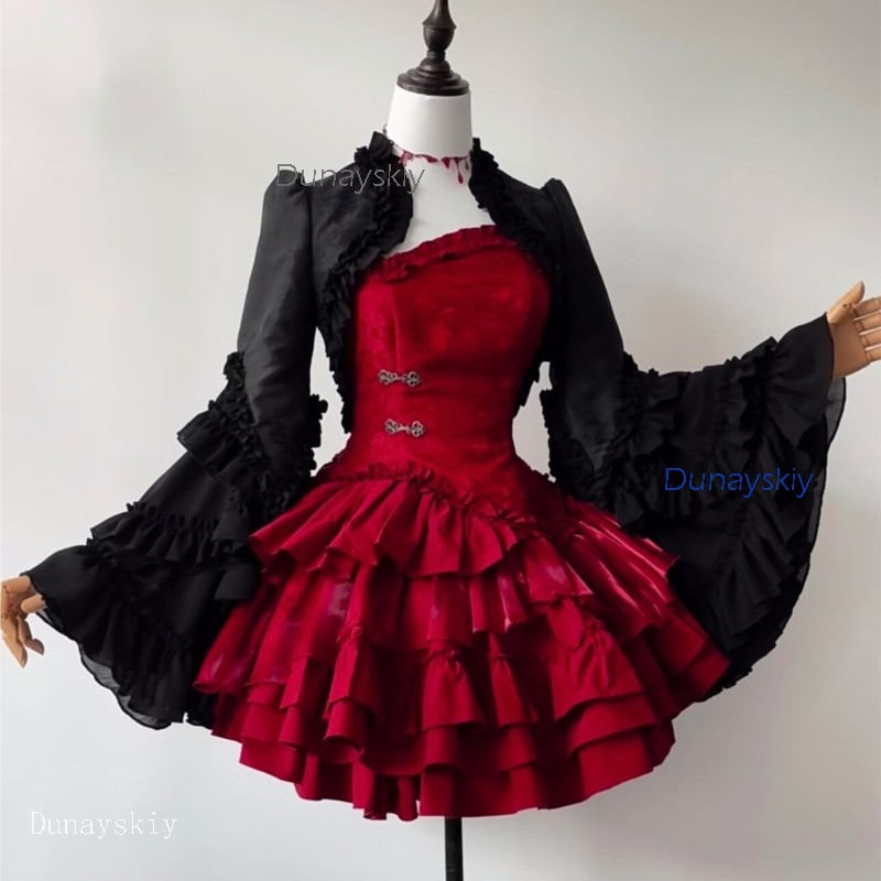 Gothic Party Vampire Lolita Ou - đánh giá và giá Puff Sleeve Blouse