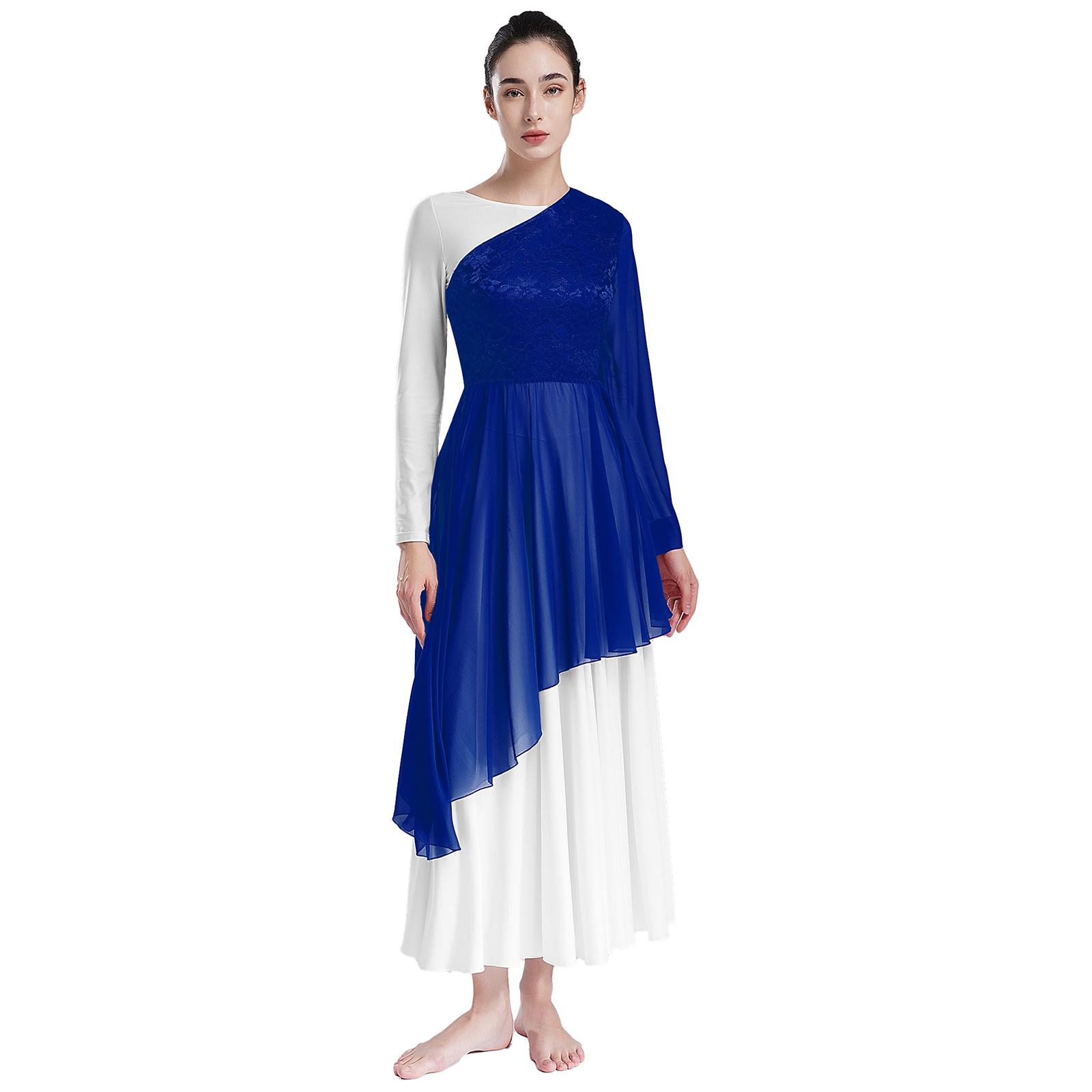 Womens Liturgical Praise Balle - đánh giá và giá Wrap Blouse Chiffon