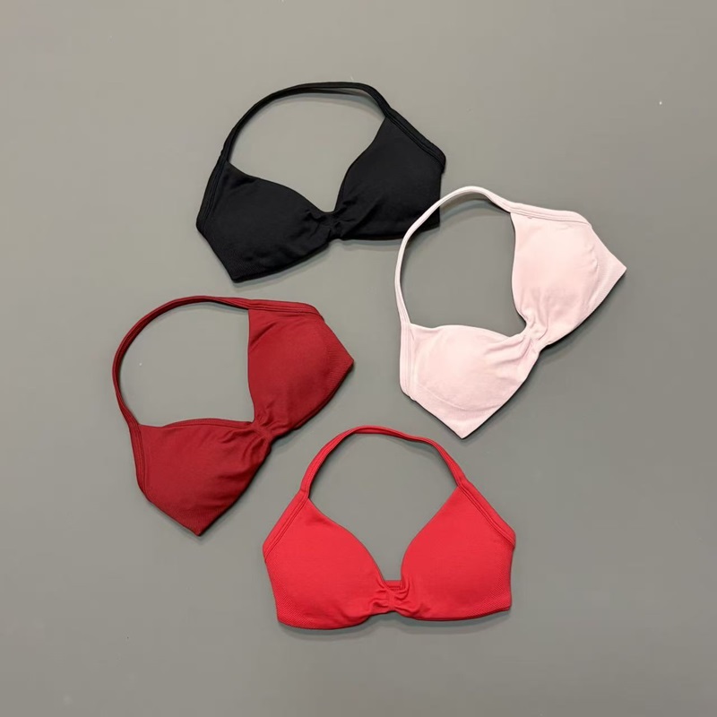 Women Halter Sports Bra V-Neck - đánh giá và giá Bra Top Seamless