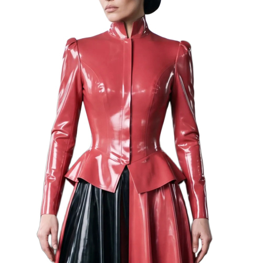 Sexy Latex Peplum Blouses With - đánh giá và giá Puff Sleeve Blouse