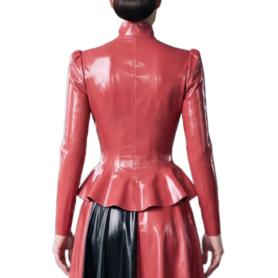 Sexy Latex Peplum Blouses With - đánh giá và giá Puff Sleeve Blouse