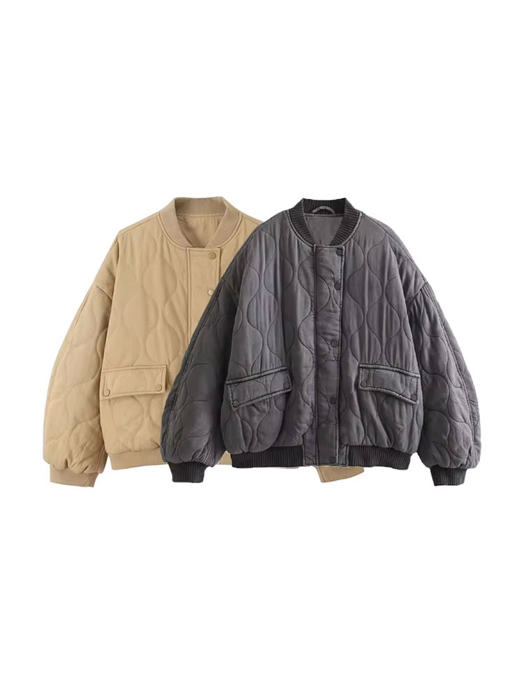 Women Fashion Oversized Thick  - đánh giá và giá Women'S Fashion Quilted Jacket