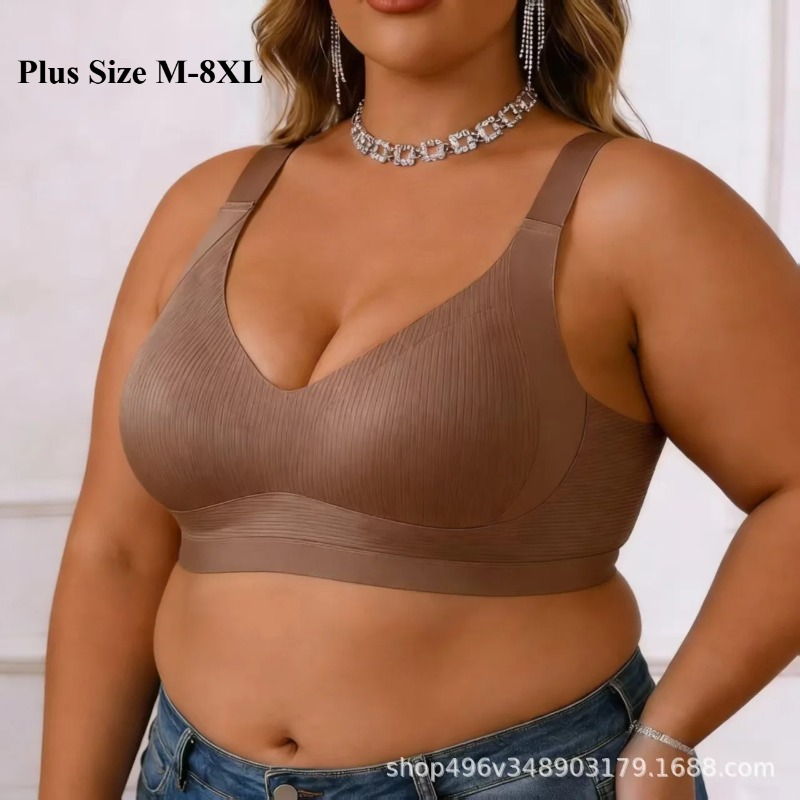 M-8XL PlusSize Women Full Cove - đánh giá và giá Bra Top Seamless