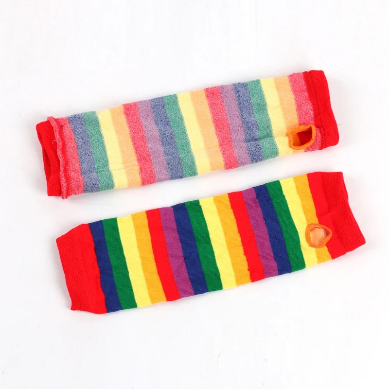 1 Set Rainbow Gloves Over Knee - đánh giá và giá Women'S Fashion Gloves