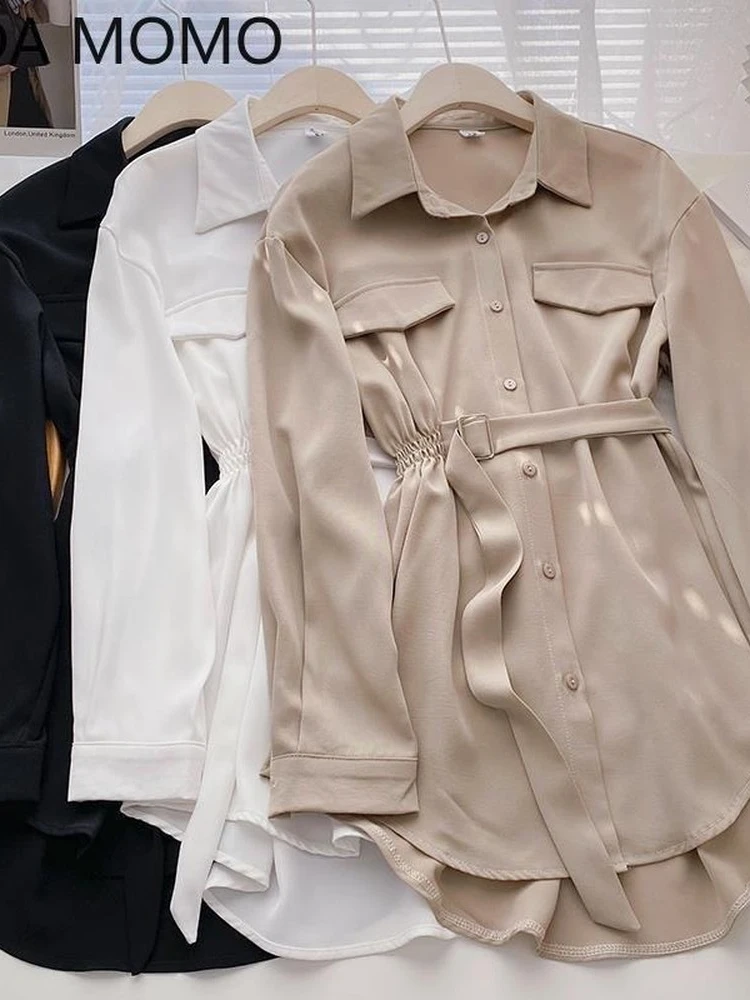 blusas mujer de moda 2022 summ - đánh giá và giá Wrap Blouse Chiffon
