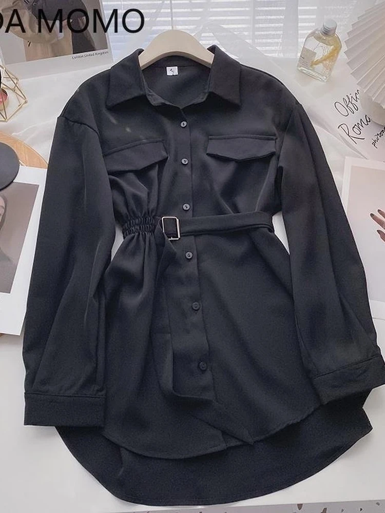 blusas mujer de moda 2022 summ - đánh giá và giá Wrap Blouse Chiffon