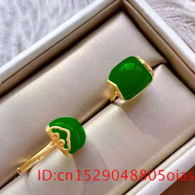 Tự Nhiên Ngọc Bích Hetian Nhẫn - đánh giá và giá Women Fashion Rings