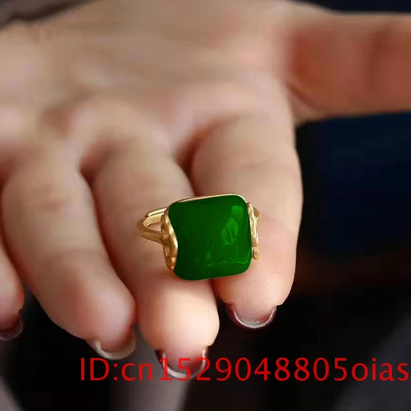 Tự Nhiên Ngọc Bích Hetian Nhẫn - đánh giá và giá Women Fashion Rings